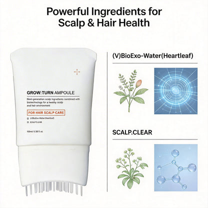Hair Growth Serum & scalp Massage Brush